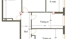 4 otaqlı Yeni tikili, Satış, Bakı, Nəsimi