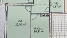 2 otaqlı Yeni tikili, Satış, Bakı, Nizami, Q.Qarayev