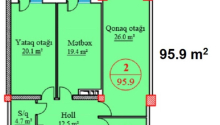 2 otaqlı Yeni tikili, Satış, Bakı, Xətai