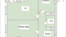 2 otaqlı Yeni tikili, Satış, Bakı, Nərimanov