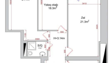2 otaqlı Yeni tikili, Satış, Bakı, Xətai, Həzi Aslanov