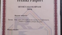 1 otaqlı Obyekt, Satış, Bakı, Binəqədi, Azadlıq pros.