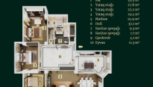 4 otaqlı Yeni tikili, Satış, Bakı, Səbail
